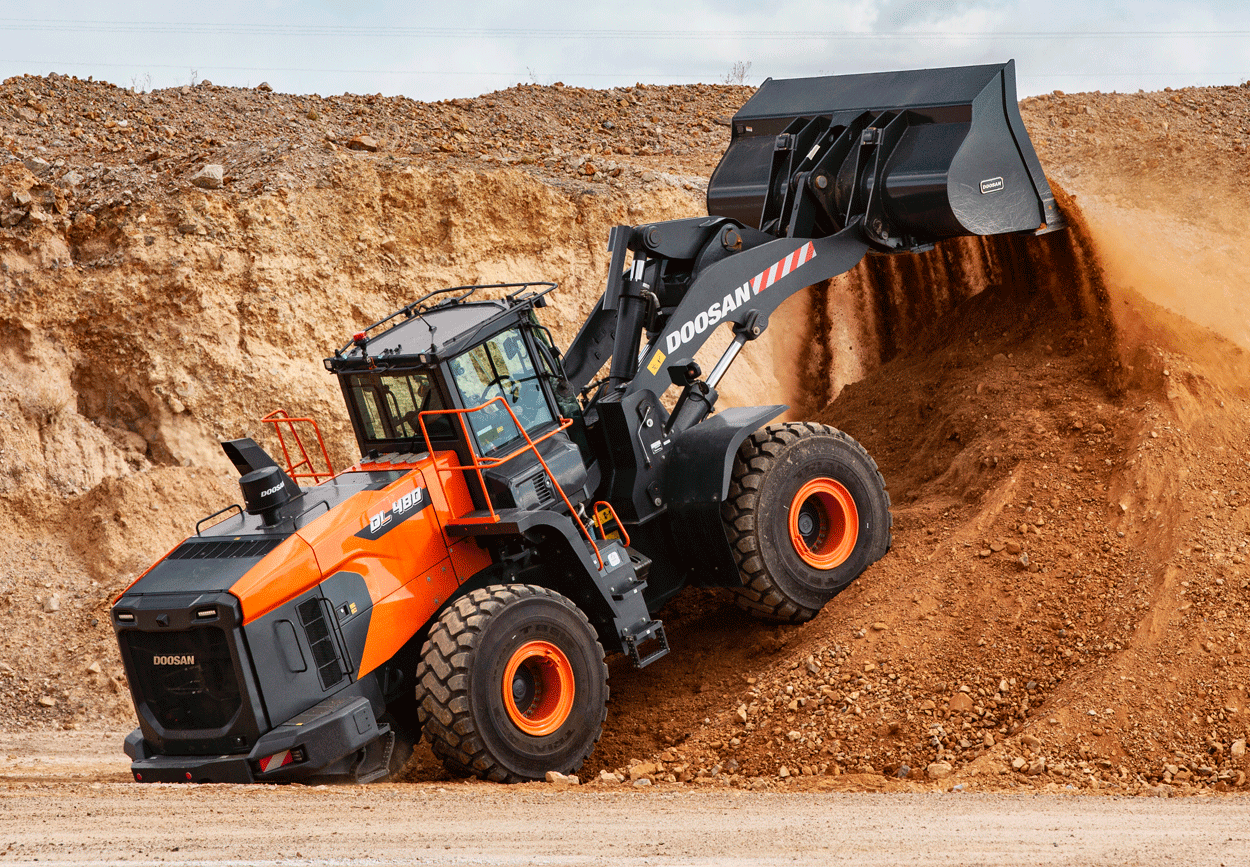 Doosan Dl Wheel Loader Rafiq Brothers Material Handling Equipment S Dealer